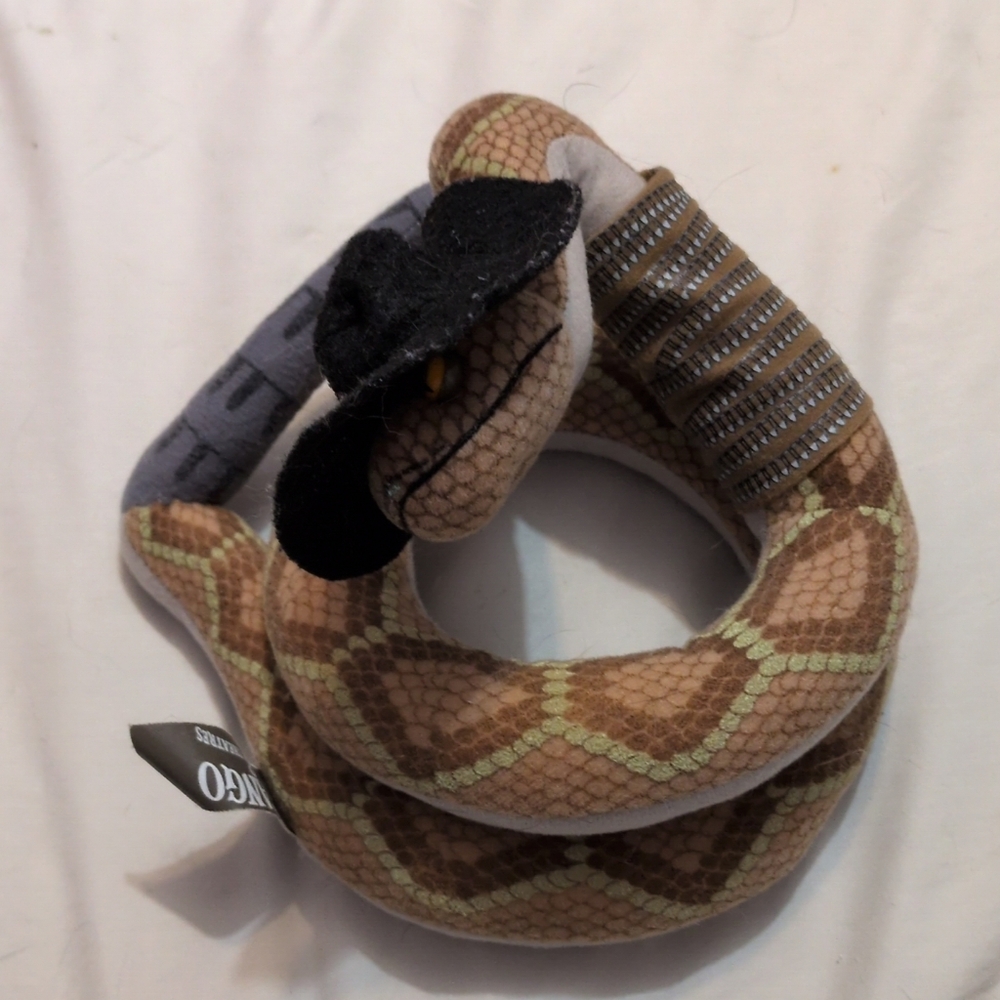 Rango Rattlesnake Jake Promotional Movie Plush 2011 RARE HTF Stuffed Animal